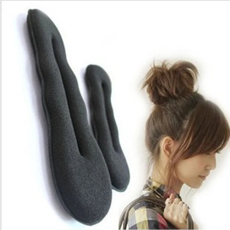 Woman Hair Accessories Sponge Hair Band Clip Bun Maker Former Foam Twist Hair Salon tool! Hair Diy