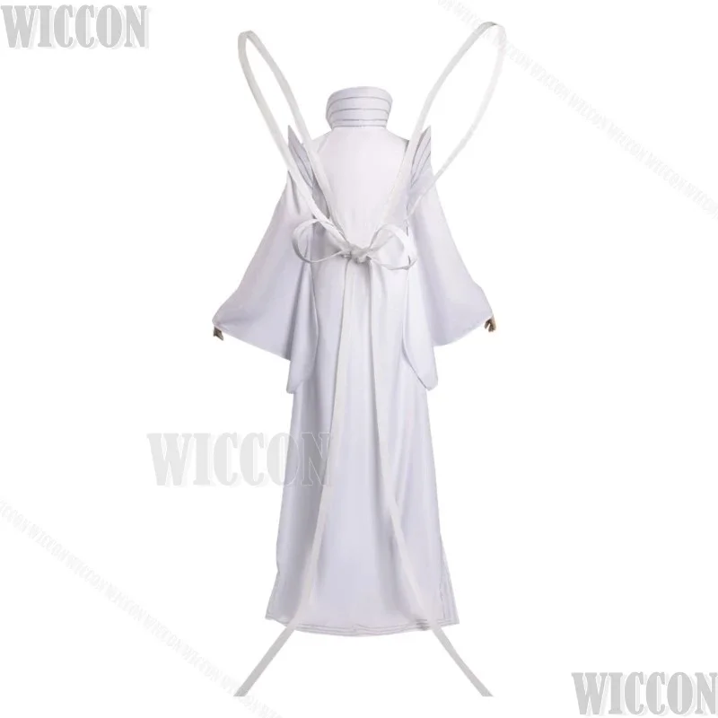 w;3.c\6;h'8/Hakka no Togame Kuchiki Rukia Cosplay Costume Haze Punishment White Wig Prop Dress Women Uniform Ho5'u.9;m\4/p