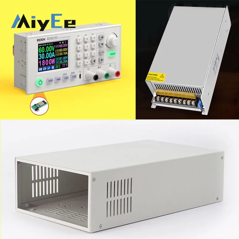 RD6030 (USB) RD6030(USB+WIFI) High Power Digital DC Regulated Power Supply 30A 1800W 0-70V + S800 Case + 68V/1500W Power Supply