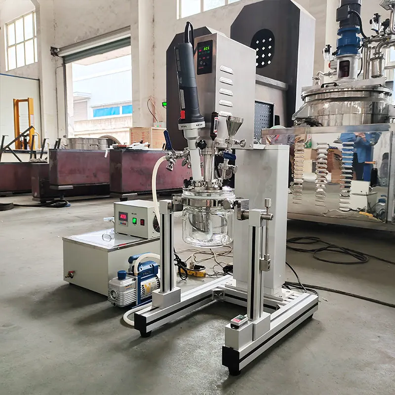 Laboratory small vacuum dispersion homogenizer emulsification reactor factory direct sales