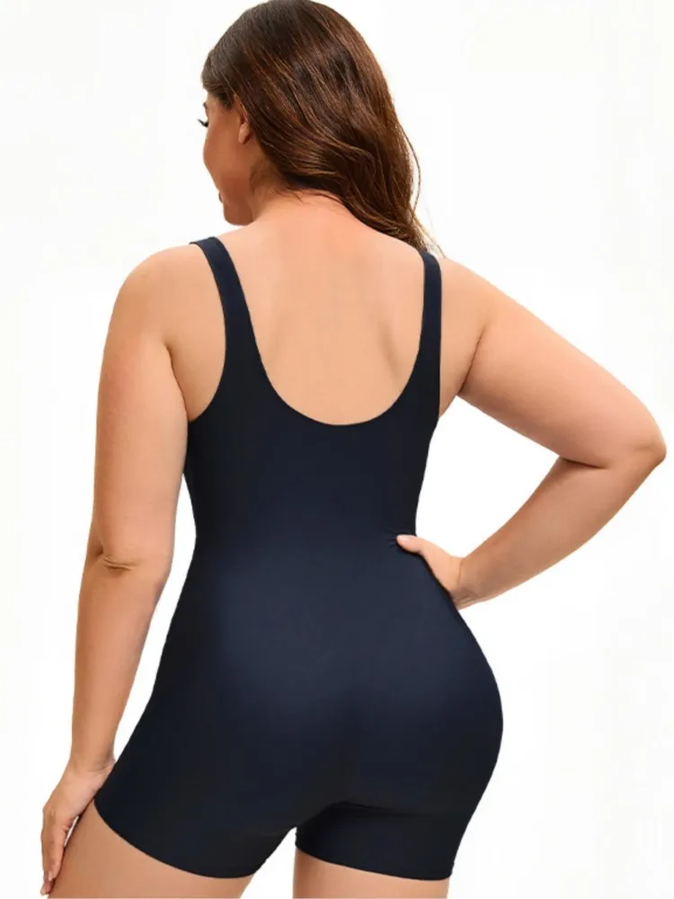 One Piece Plus Size High Waist Bikini Women Push Up Large Size Swimsuit Summer Mujer Big Size Tummy Control Swimwear Bikini Sets