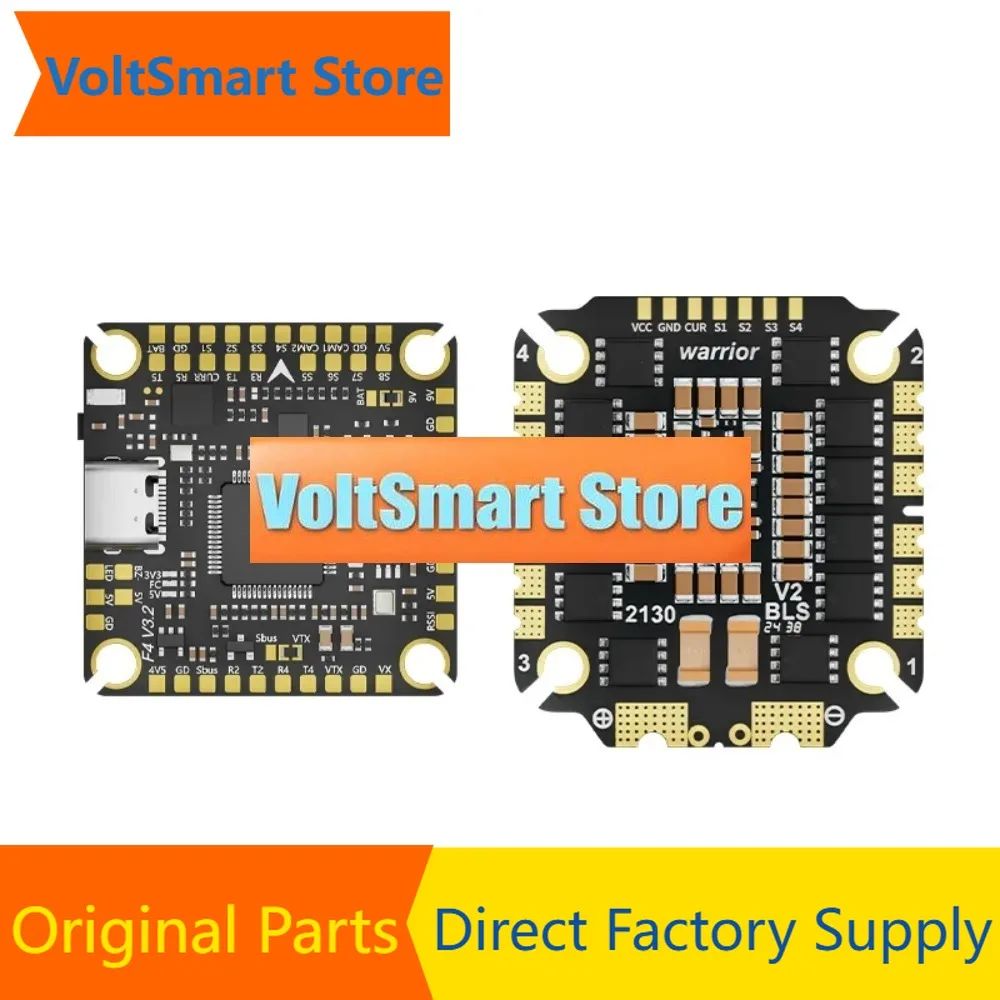 VoltSAocoda-RC F455/65/75S V3.2 Stack F405 V3.2 FC+55A/65A/75A 8BIT 4in1 ESC 30x30mm For FPV Freestyle Drone