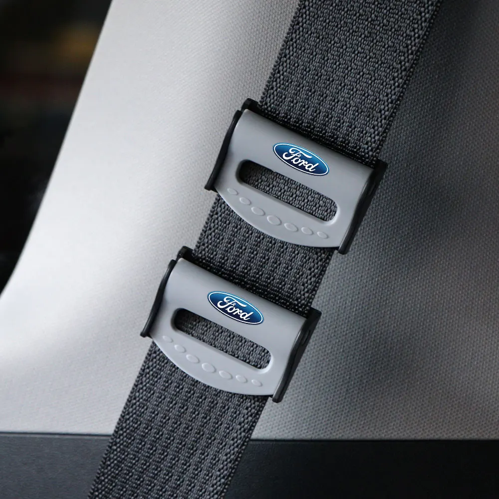 2pcs Adjustable Car Seat Belt Clip Buckle Auto Interior Accessories For Ford Focus 2 3 4 MK2 MK3 MK5 Fiesta MK7 Mondeo Fusion