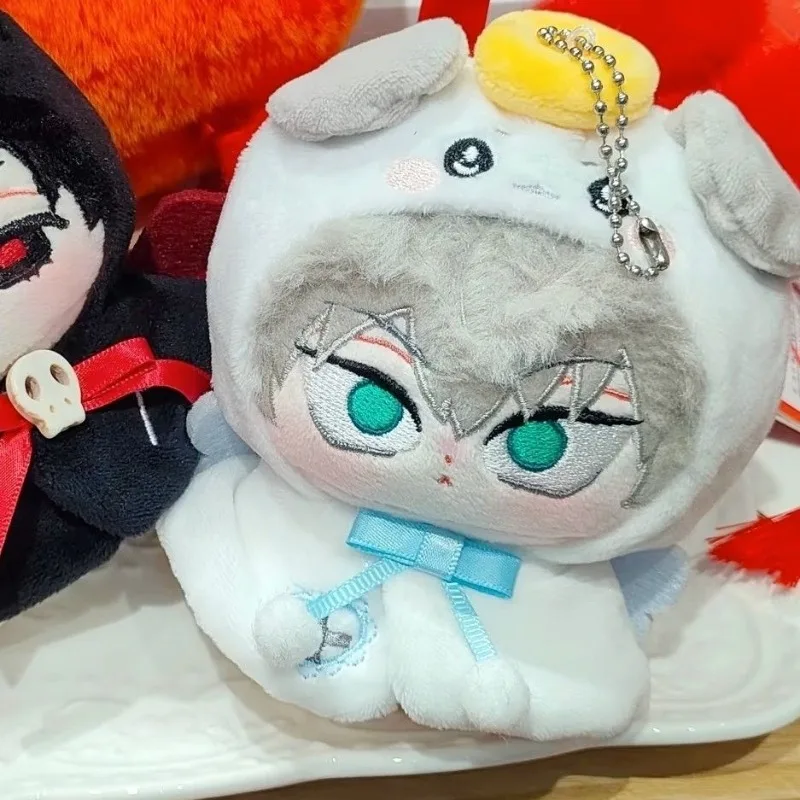 

10cm Anime ALIEN STAGE ivan Till Kawaii Cosplay Cotton Stuffed Cotton Plush Doll Body Dress Up Clothes Keychain Pendant Gift