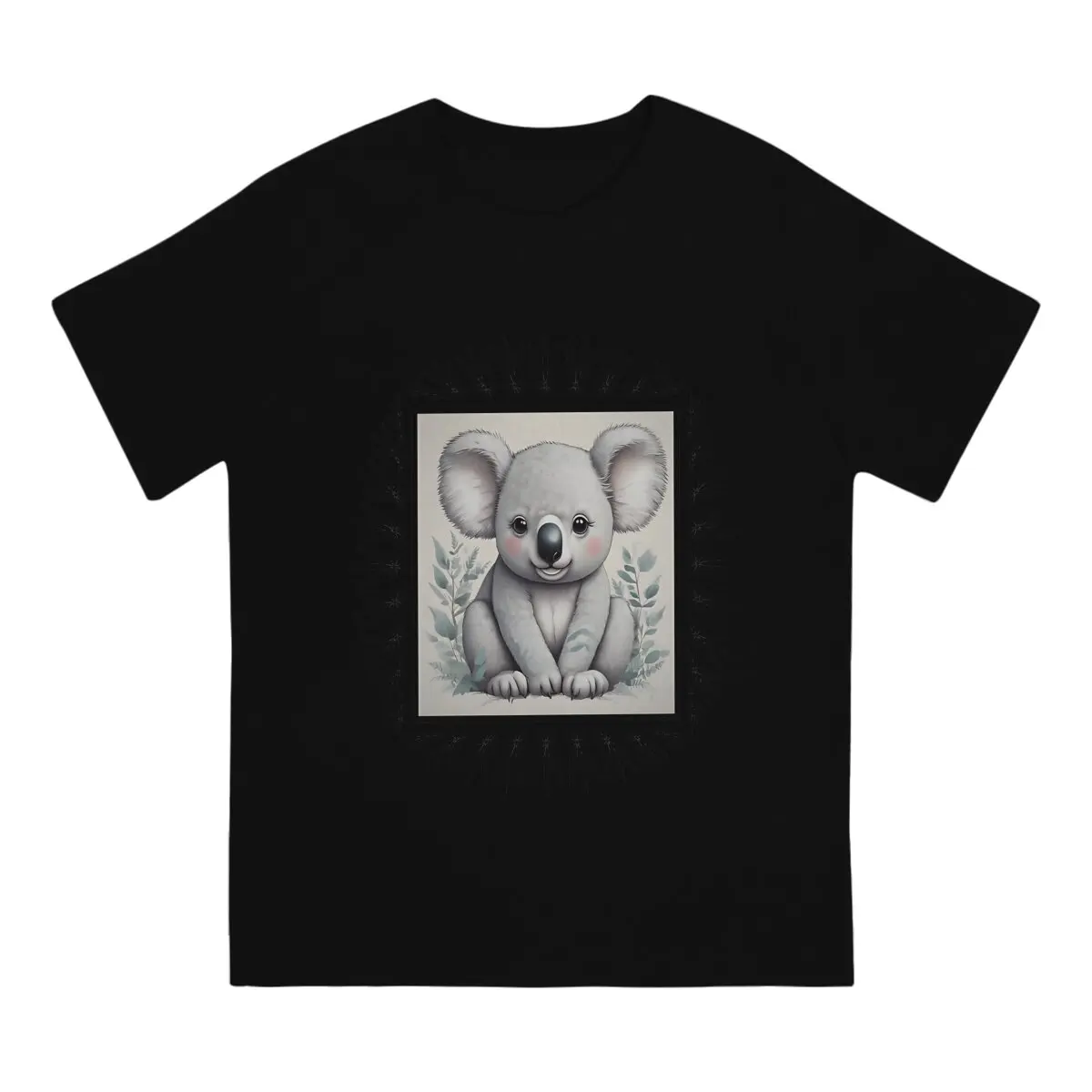 Australian Koala Creative TShirt for Men Cute Baby Round Neck Polyester T Shirt Hip Hop Birthday Gifts Tops