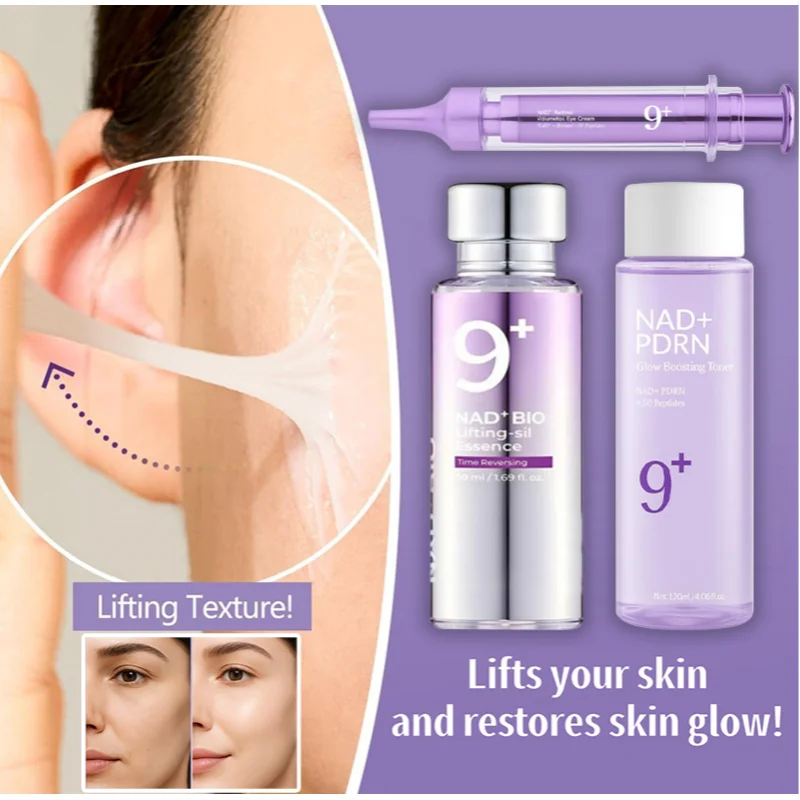 Brand No. 9 Anti-wrinkle Set Retinol Eye Serum Nad Bio Facial Serum Toner Remove Dark Circles, Lift And Firm, Reduce Fine Lines