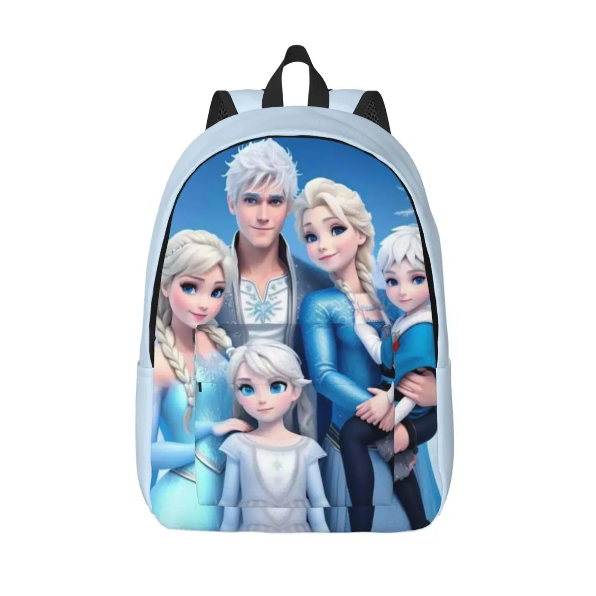 

Custom 3D Printing Frozen Anime Canvas Backpacks for Girls Boys College School Travel Bags Women Men Bookbag Fits 15 Inch Laptop