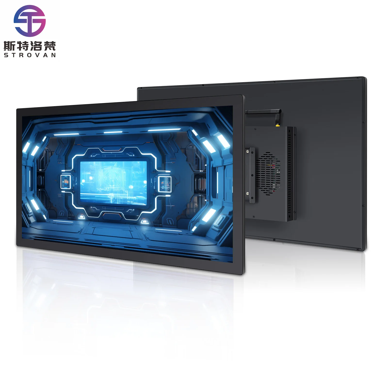 13.3 Inch IPS Panel Capacitive  Tablet PC with 1080p J1900 CPU Industrial All-in-One Panel Computer