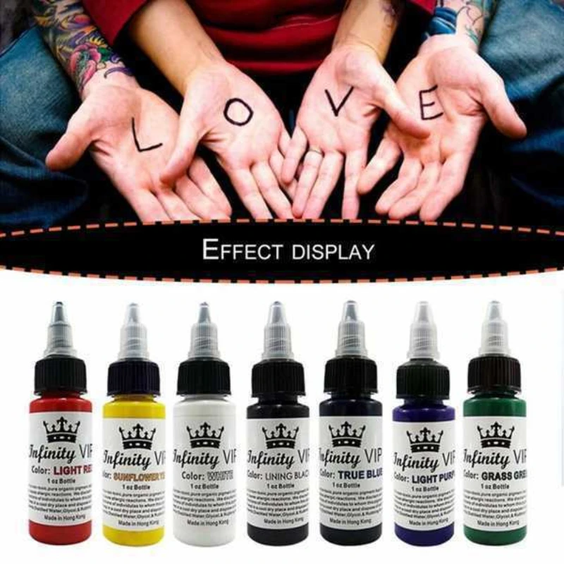 

30Ml Body Painting Tattoo Ink Permanent Makeup Coloring Pigment Eyebrows Eyeliner Tattoo Paint Body Eternal Tattoo Ink