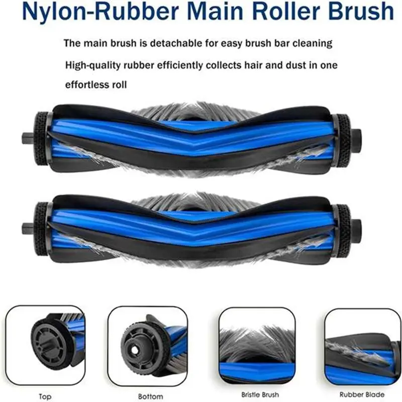 Summer sale For Ecovacs T50 MAX Pro Omni / T50 MAX Pro Omni Gen2 26PCS Vacuum Brush Filter Dust Bag Mop Cloth Replacement