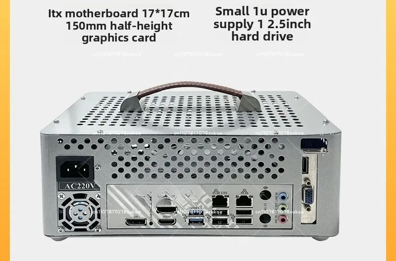 ITX Small Chassis Compact Small Chassis Portable Desktop Computer Host Itx Main Board Small 1u