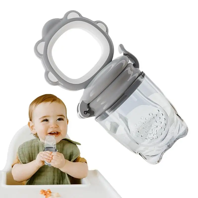 Baby Fruit Feeder Silicone Mesh Baby Food Feeder Easy-Clean Juice Extractor Pacifier cup For Teeth Relief Teething Toys Kids