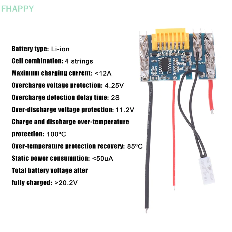 14.4V Lithium Battery PCB Board Circuit Module Replacements Accessories For Makita BL1430