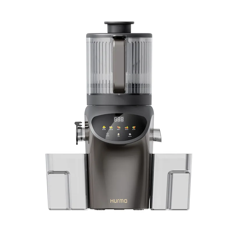 Slow Masticating Juicer Fully Automatic Juice And Pulp Separation Commercial Fruit Vegetable Extractor 250W Large Caliber