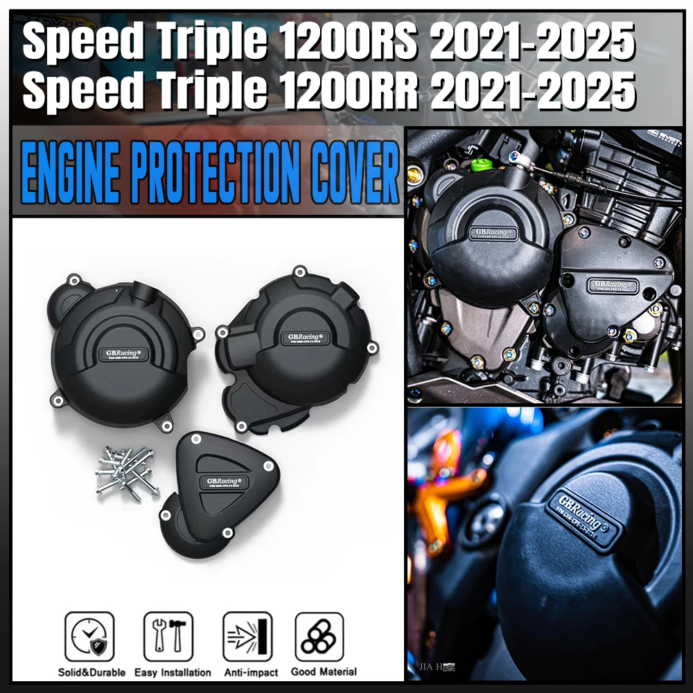 

For Triumph Speed Triple 1200RS & Speed Triple 1200RR 2021 2022 2023 2024 2025 Motorcycles Engine Cover Protection GB Racing ​