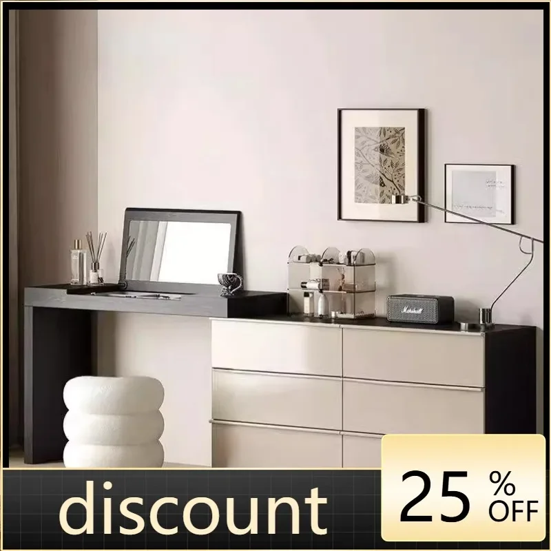 LMM retro style chest integrated bedroom modern simple bed head and tail corner makeup table