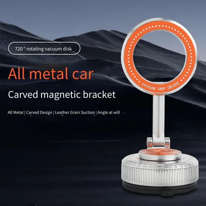 Simple Desktop Car Magnetic Suction Function Bracket Foldable Car Mobile Phone Bracket