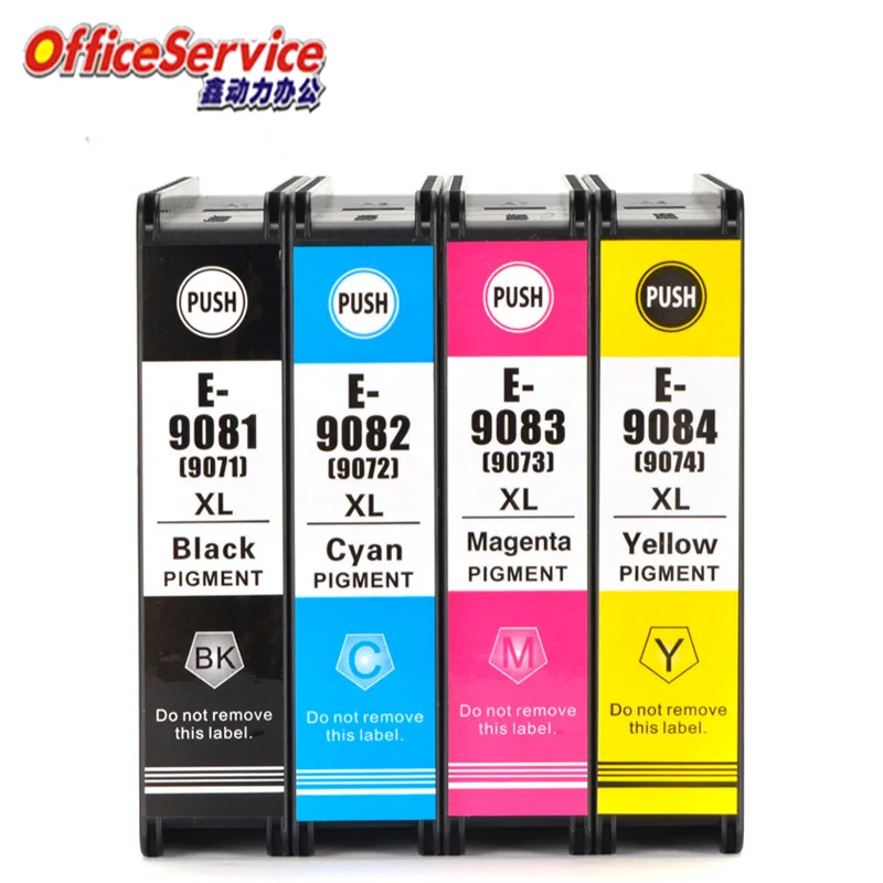 T9081 T9071 Ink Cartridges Compatible For Epson WorkForce Pro WF-6090DW  WF-6590DWF inkjet printer