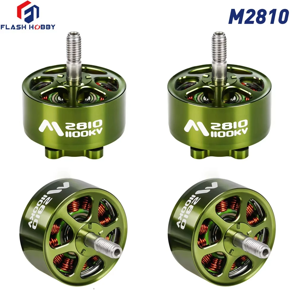 4pcs FLASHHOBBY Mars M2810 Brushless Motor 1100KV 3-6S LiPo for FPV Freestyle Long Range DIY Parts