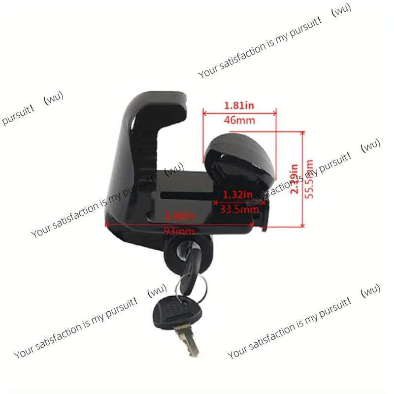 Universal Type Car Yacht Marine Trailer Hitch Lock Anti-theft Lock Hitch Device Connection Trailer Assembly Towing Anti-theft