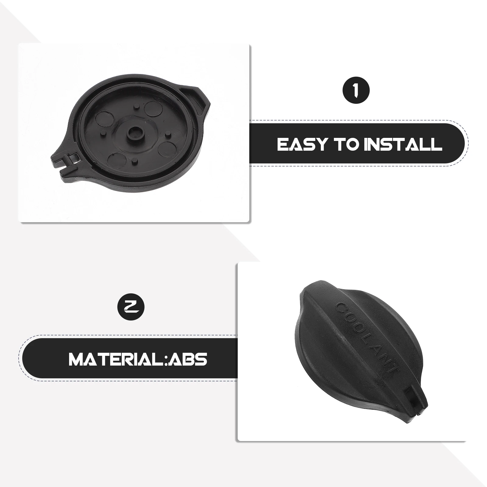 

Water Tank Cover Coolant Cap Replacement Recovery Bottle Caps Radiator Reservoir for Cars