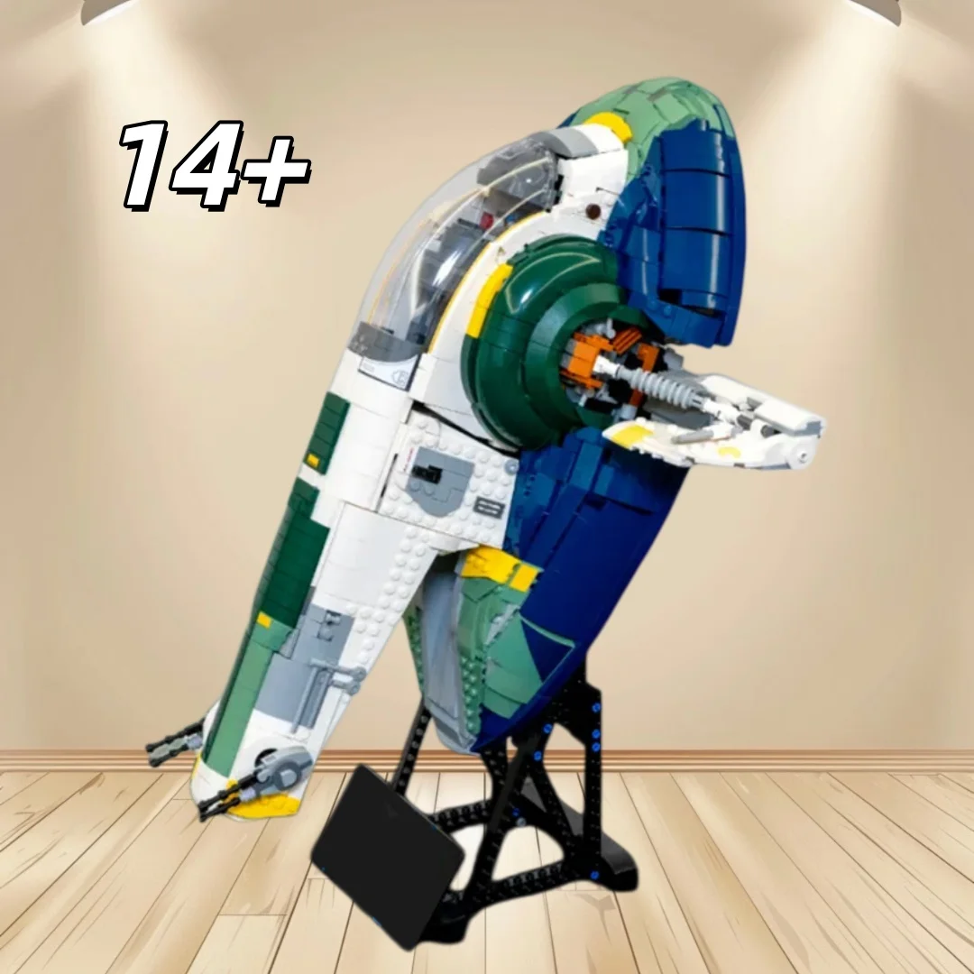 

Interstellar space ship building blocks Adult space thinking assembly model creative puzzle decoration gift