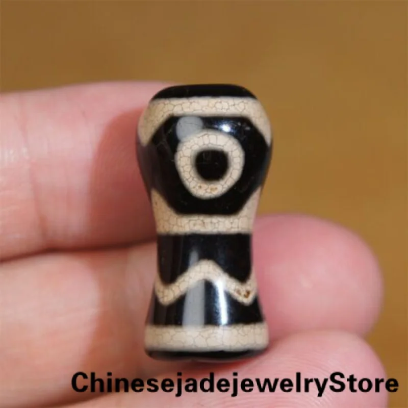 

Himalayan Tibetan DZI Beads Old Agate Lucky 3 Eye Totem Amulet Pendant GZI