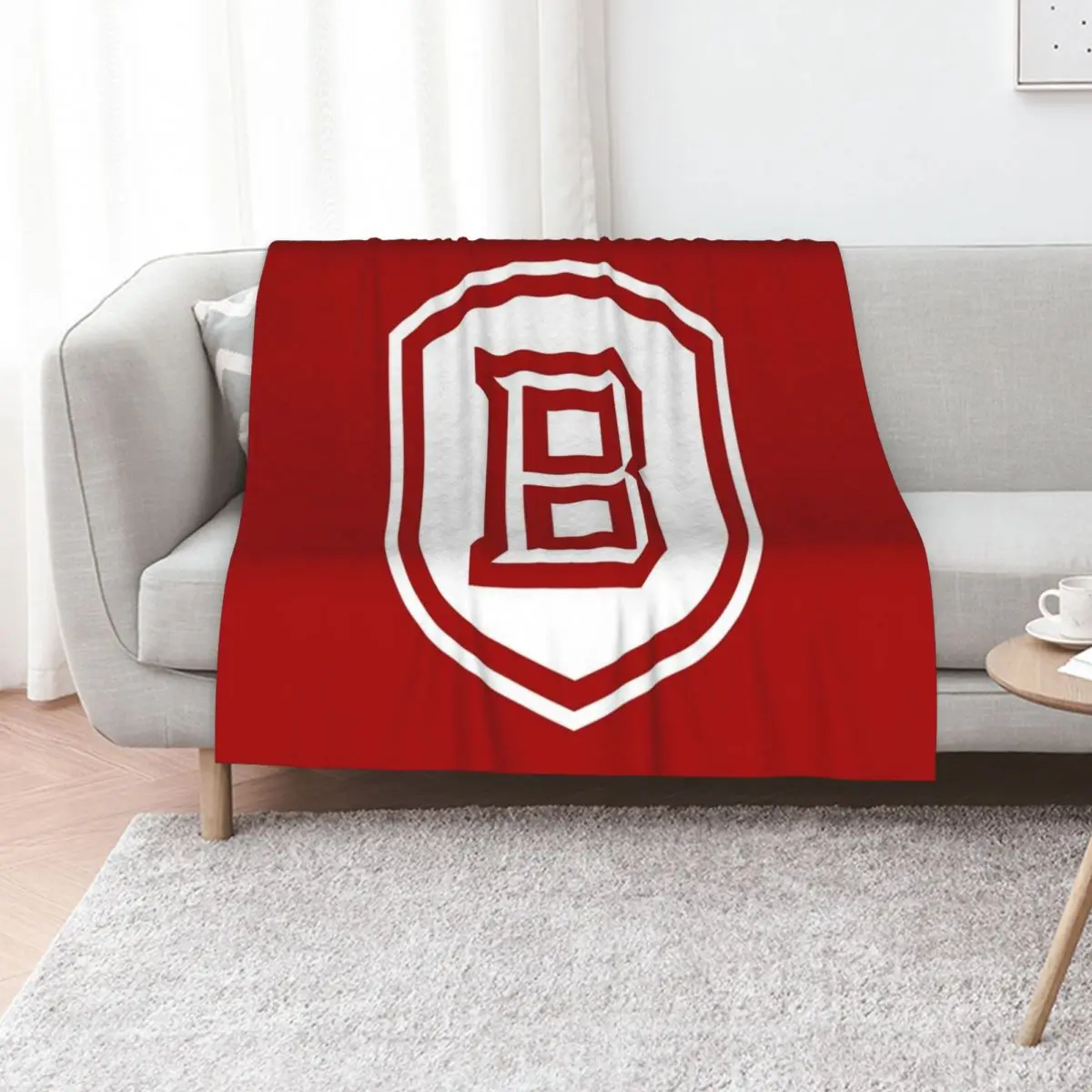 Bradley Braves Throw Blanket Single Loose Plaid on the sofa Decoratives Extra Large Throw Decorative Sofa Blankets