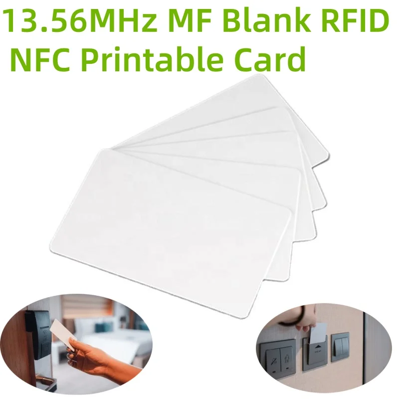 5P MF Mi fare 13.56Mhz Classic 1k Proximity Card RFID Clamshell Smart IC Card For access control system, identification manageme