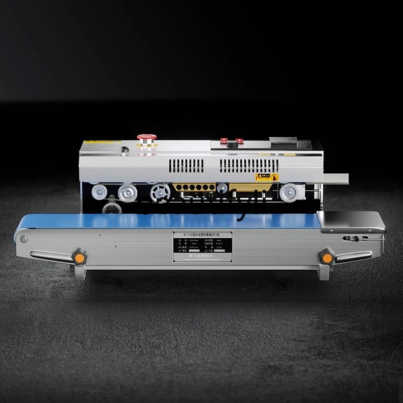 

Stainless Steel Continuous Sealing Machine Commercial Fully Automatic Hot Melt Large Industrial Heat Sealing Machine