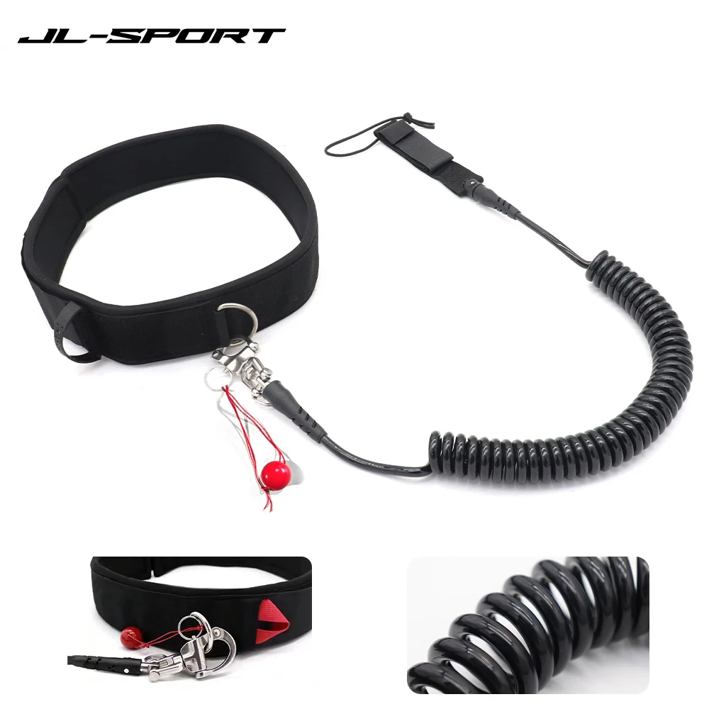 SUP Board Hydrofoil Leash Surf Release Waist Leash Surfboard Leash Adjustable Quick Release Waist Rope Surfboard Accessory