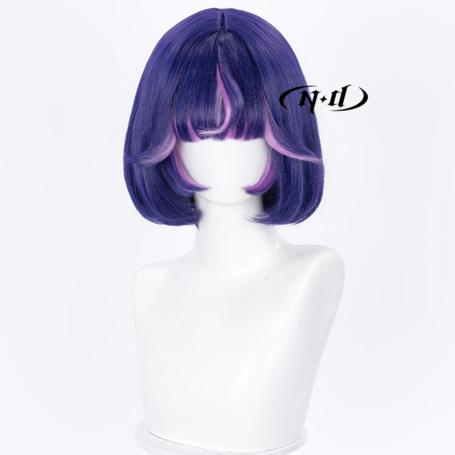 ND Brand Juno Overwatch Cosplay Wigs Hair Hairpiece for Comic-con Cosplayer Halloween Costume Party Theme Heat-Resistant