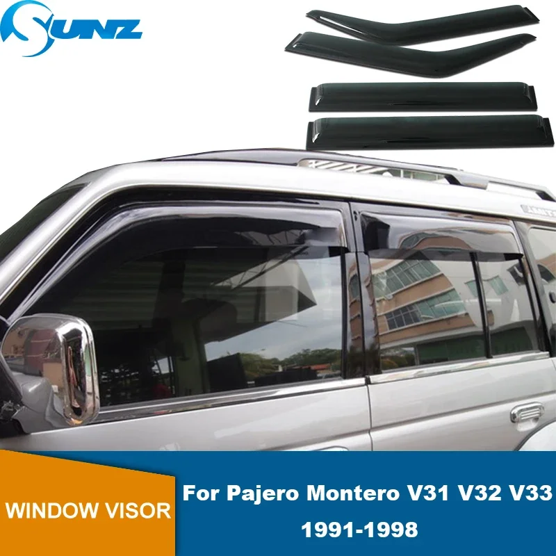 

Side Window Deflector For Mitsubishi Pajero Montero V31 V32 V33 V46 1991 1992 1993 1994 1995 1996 1997 1998 Window Visor