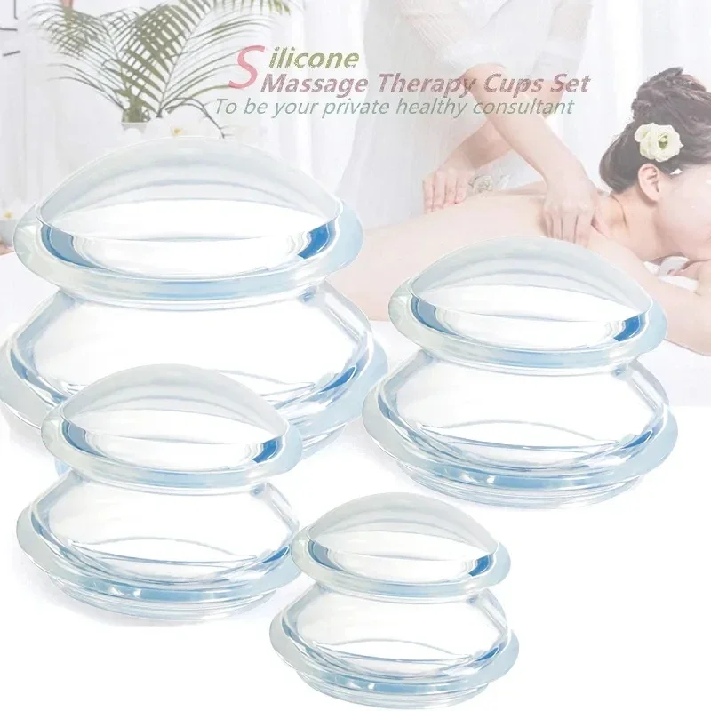 

Silicone Vacuum Cupping Theraphy Professional Cupping Therapy Massage Anti Cellulite Body Detoxification Skin Lift Physiotherapy
