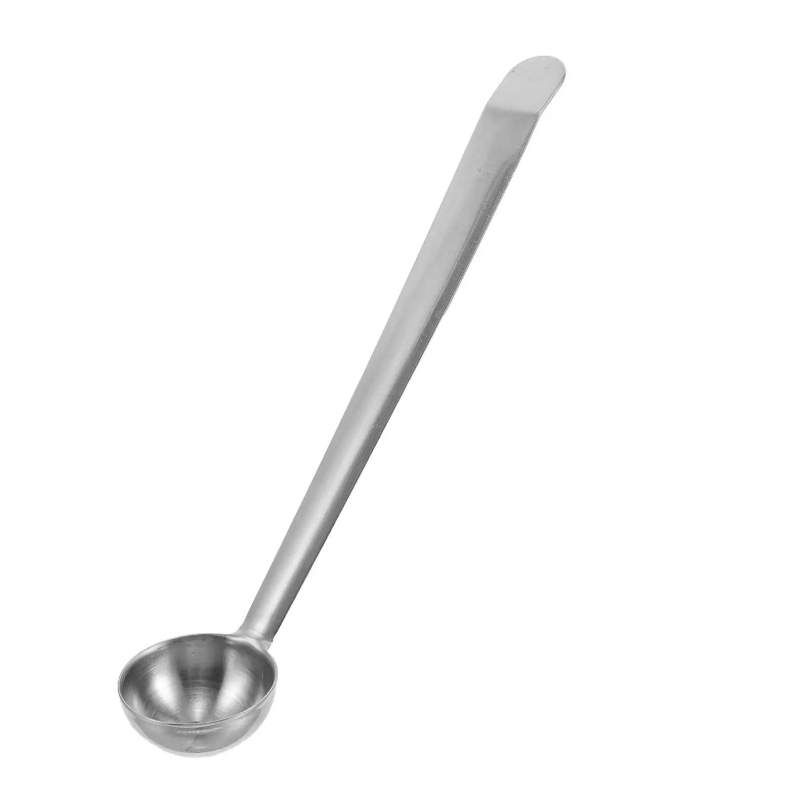 Long Handle Stainless Steel Olive Spoon Slotted Drain Spoon for Pickled Onions Cucumbers Peppers Kimchi Cherries Condiments