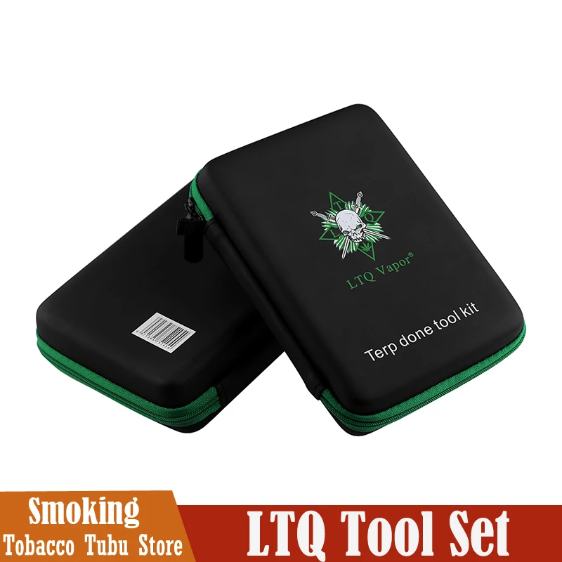 Escova de Vidro de Kit Original Ltq Tool Dropper Beaker Syrince Faça Você Mesmo Terp Morre Conjunto de Ferramentas 10ml Aço Inoxidável