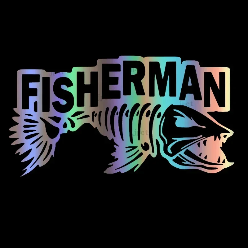 

30cm Fashionable car decals for fishermen, truck bumpers, window waterproof covers, scratch vinyl stickers,