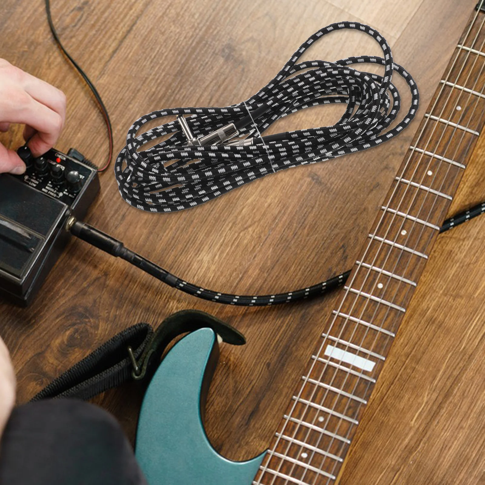 Elektrische Gitarre Kabel Amp Kabel für Bass Noise Reduction Linie Kupfer Draht Kern Zubehör
