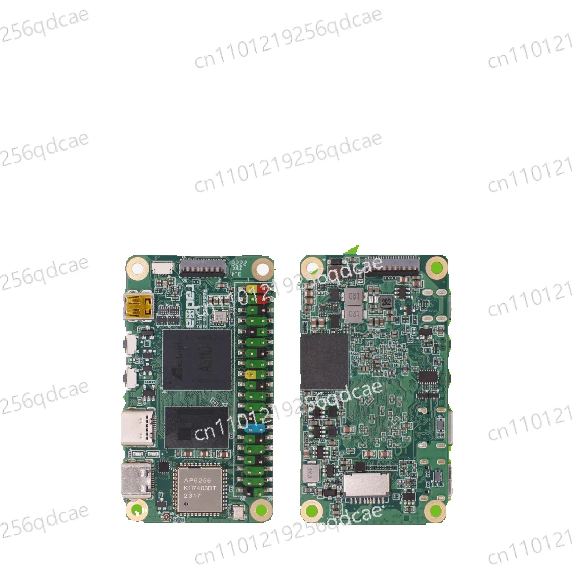 

Одноплатный компьютер Radxa Zero 2 Pro с 6-ядерным процессором Amlogic A311d, графическим процессором, NPU, Wi-Fi 5 и Bluetooth 5, а также встроенной памятью eMMC.