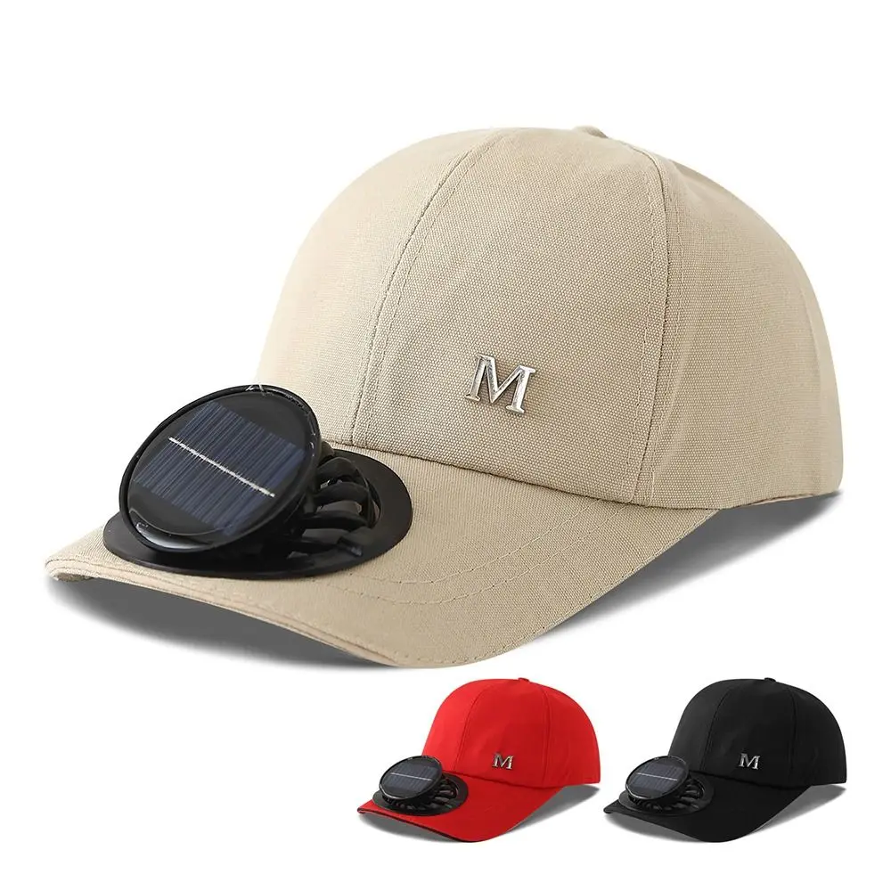 Fashion With Solar Powered Fan​​ Baseball Cap Breathable Quick Dry Sun Hat Rechargeable Sun Protection Sunshade Outdoor
