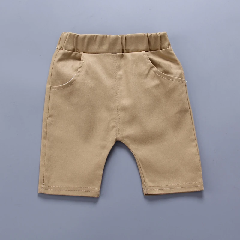 Set di pantaloncini a maniche corte con risvolto con stampa di ancoraggio per barche a corpo intero estivo per bambini 2 pezzi