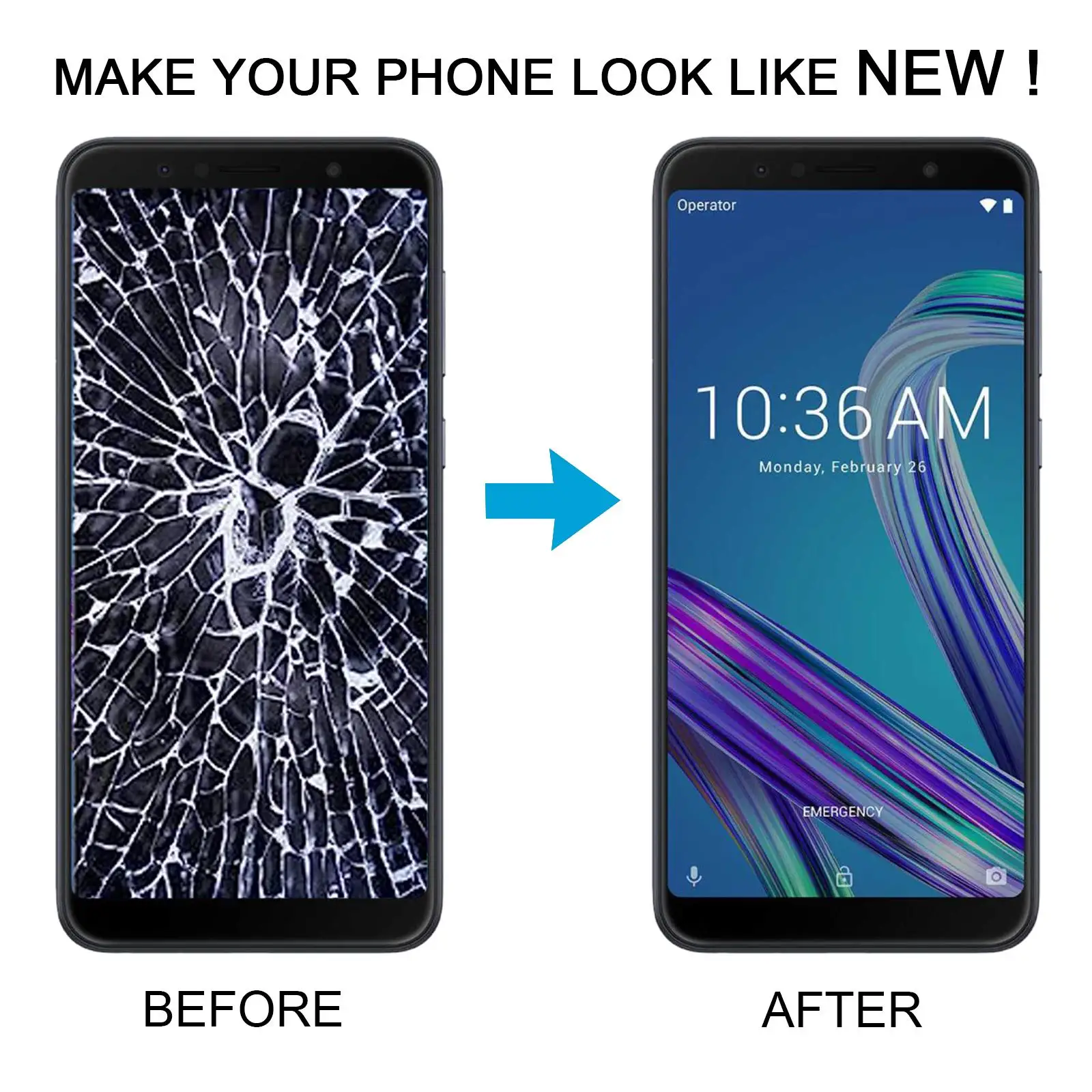 For Asus ZenFone Max Pro M1 ZB601KL ZB602KL Original LCD Screen Digitizer Full Assembly with Frame (Black)