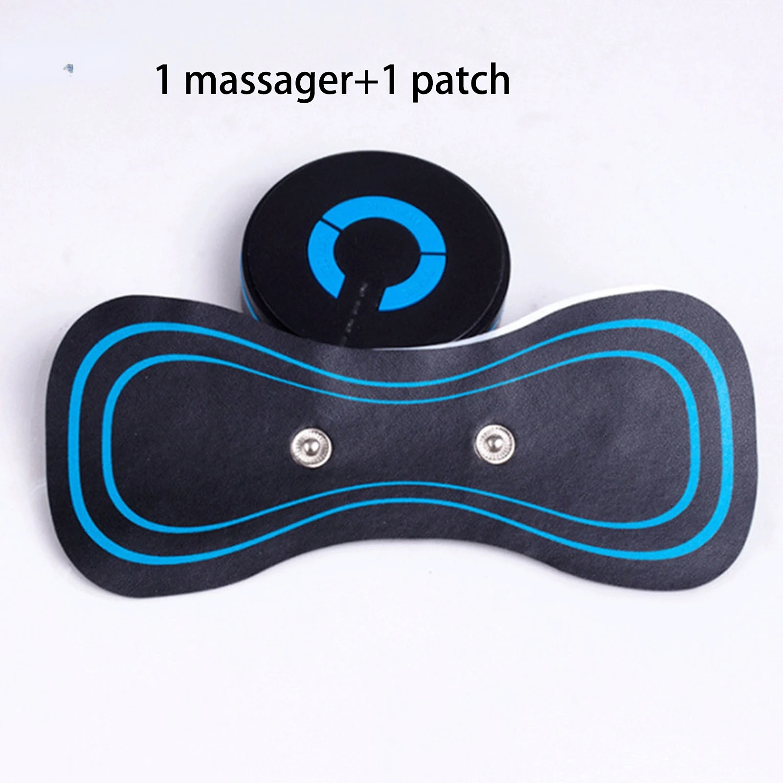 EMS Mini Pemijat Listrik Usb Recharge Bantal Leher Acupoints Pijat Patch Stimulator Pereda Nyeri Leher Punggung Kaki Perawatan Kesehatan Relaksasi