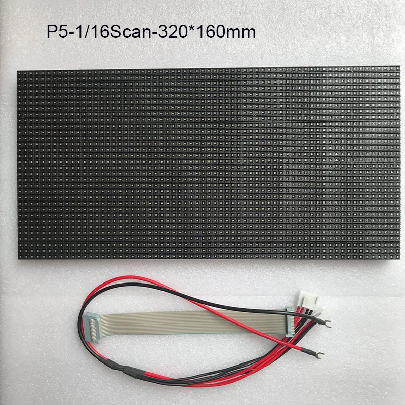 P5 Indoor RGB LED Bildschirm Modul 320*160mm 1/16Scan 3-in-1 SMD2121 LED Werbung Display Modul 64*32dot Voll Farbe LED Panel