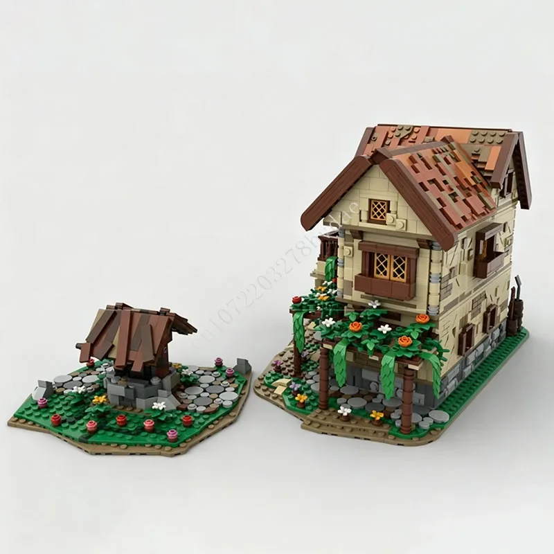 3227 PCS Farm House Building Blocks Set Countryside Cottage Model with Garden Toy Collection for Adults Birthday Home Decoration