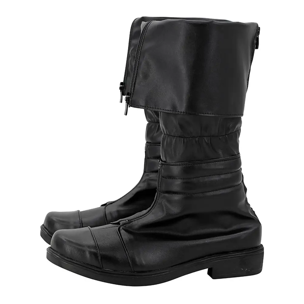 Jogo Final Fantasy 7 Crisis Core Nuvem Sapatos Strife Botas Cosplay Acessórios do Traje Masculino Roleplay Fantasia Botas Para Disfarçar