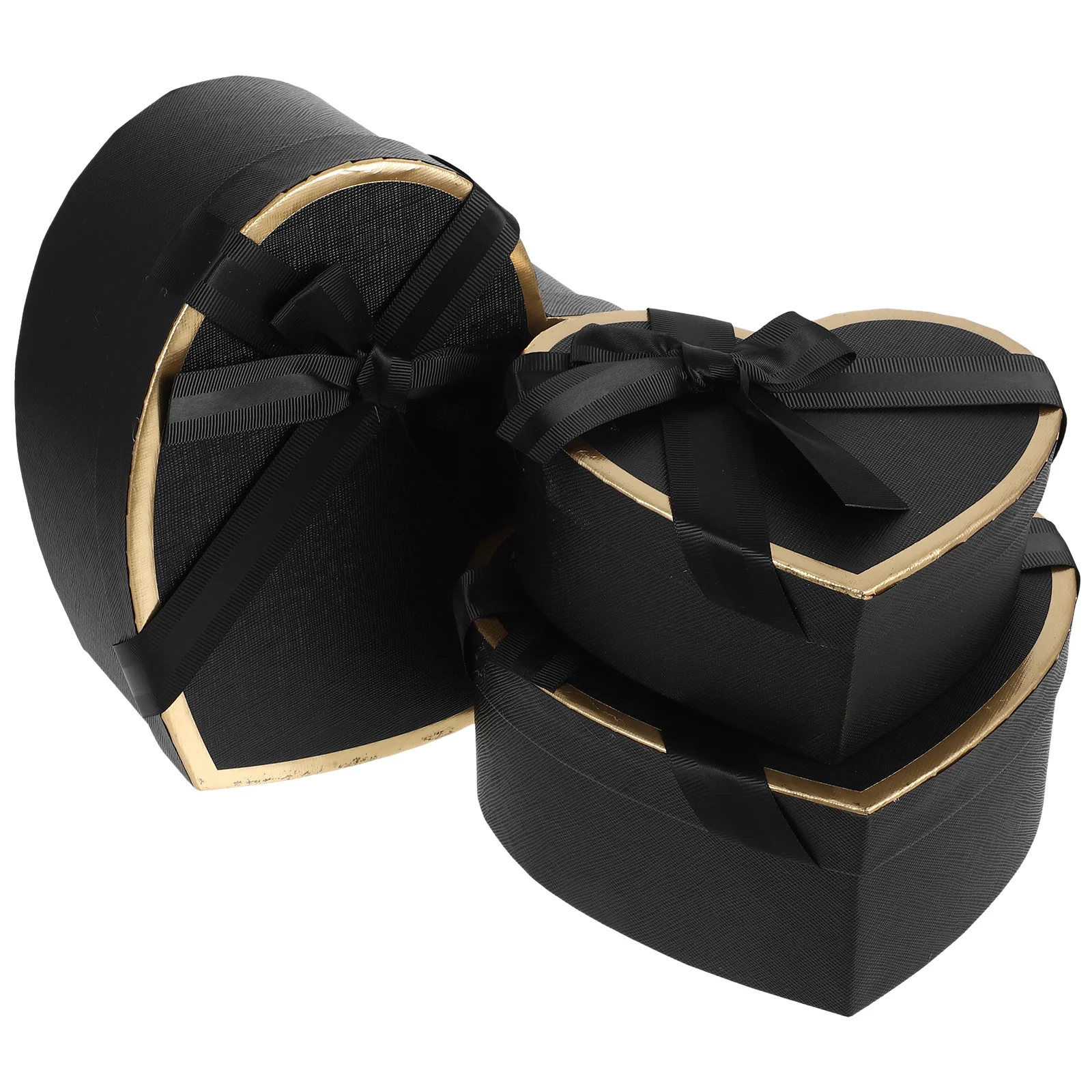 

1Set Elegant Gift Box Heart Shaped Valentine Present Container for Birthday Wedding Chocolate Lipstick Perfume Candy Cardboard