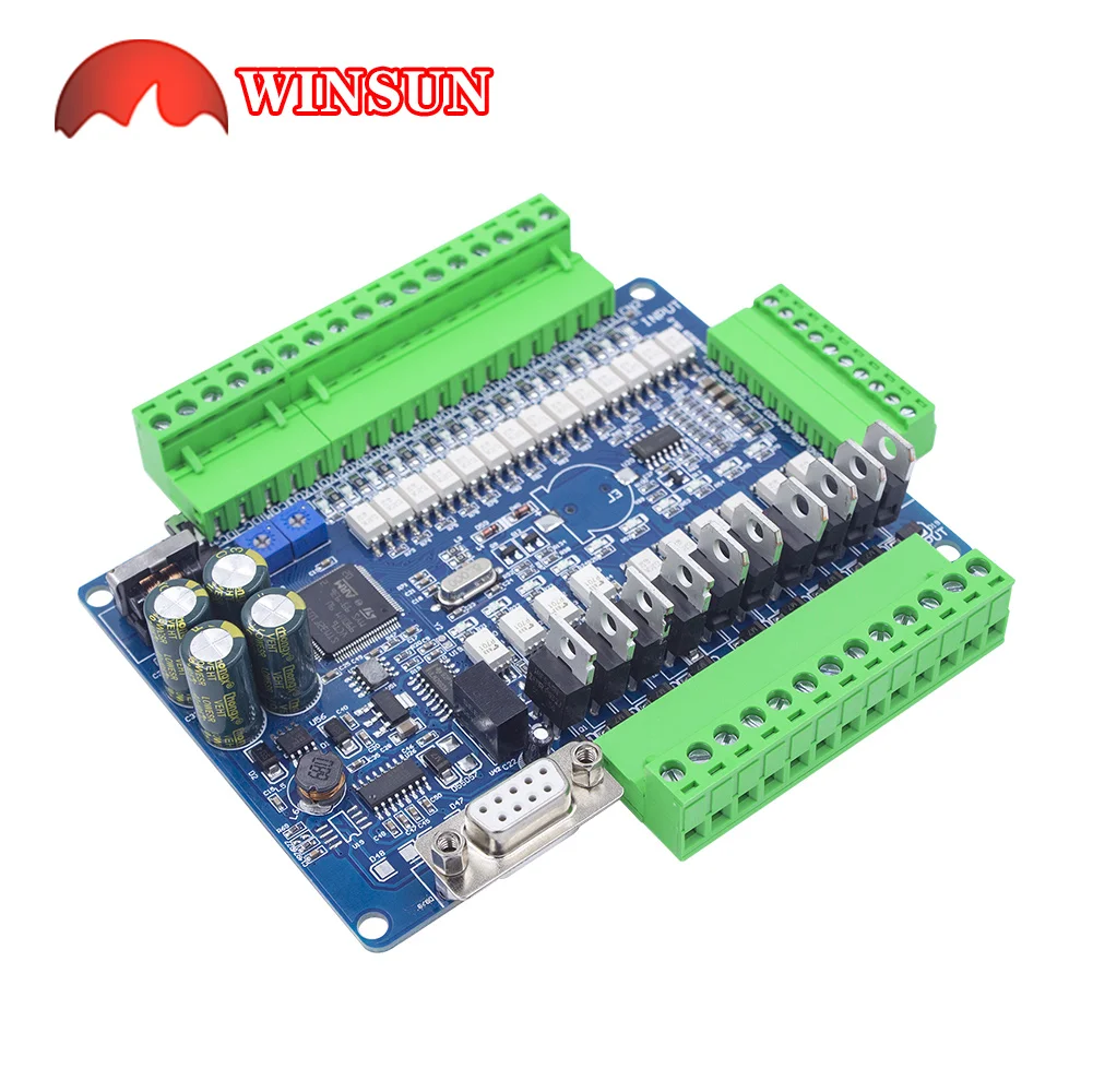 FX3U-24MT 24MR Transistor output RTU with 4CH 10K pulse 6CH 3K High speed PLC14 input 10 output 6AD 2DA RS485 RTC