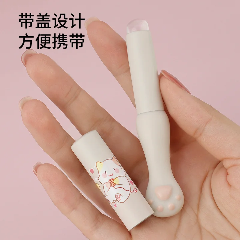 Convenient Paw Silicone Lip Brush with Cap Applying Lip Gloss, Lip Blending Lipstick, Concealer, Round Lip Brush In Stock