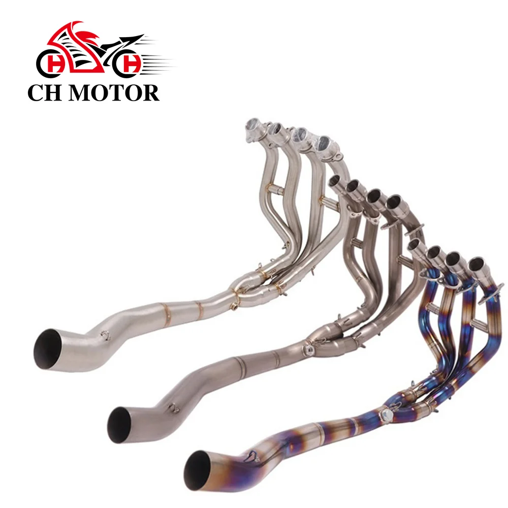 51mm High - Efficiency Titanium Alloy Exhaust For KAWASAKi Ninja ZX25R 2020-2022 Full System Motorcycle Exhaust Header Link Pipe